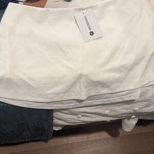 White Tennis Skirt